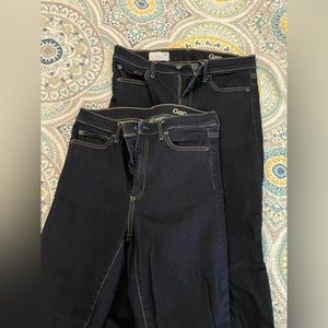 GAP 1969 Dark Wash Jeans - Two Pairs - 30 Regular